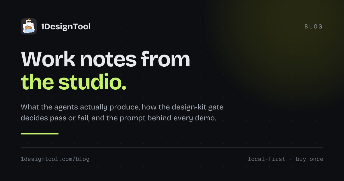 Blog — 1DesignTool