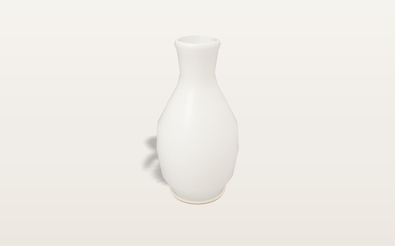 Lathed Vase — the result the run produced