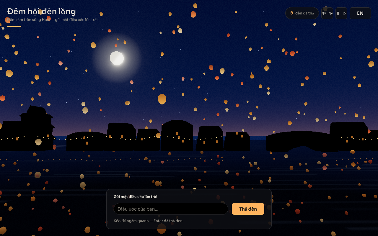 Tết Lantern Night — the result the run produced