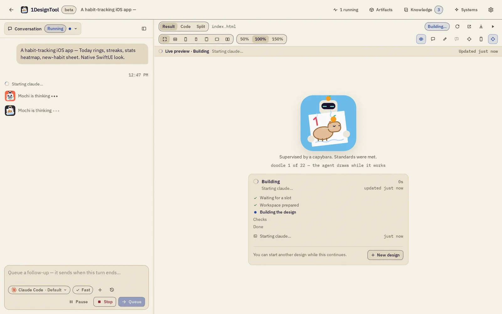 Proyek aplikasi mobile pada template Mobile